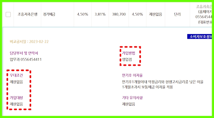 조흥 저축 은행