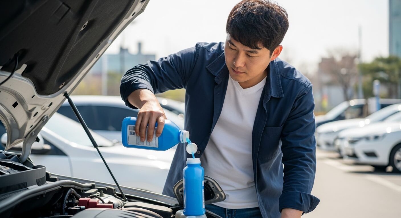 차량 실내 성에 제거법