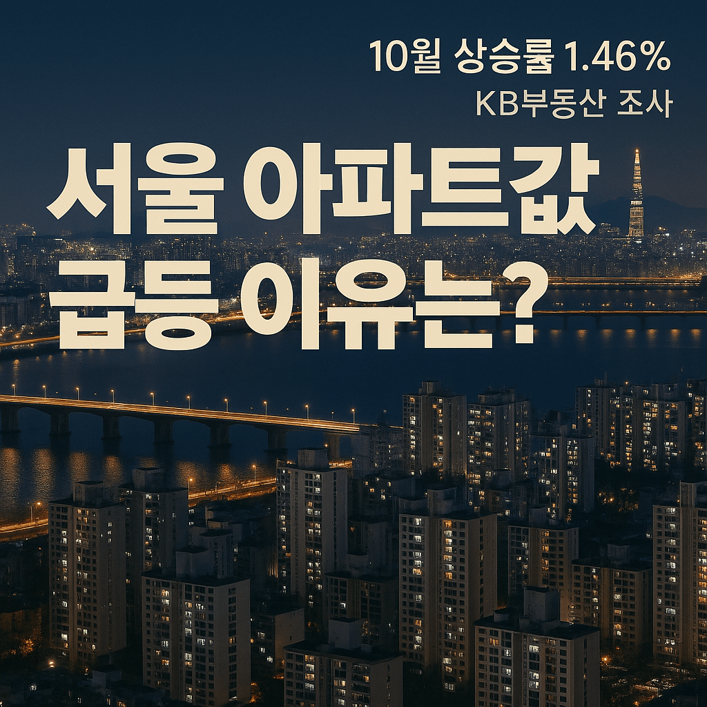 서울 아파트값 급등이유