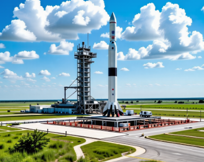 뉴 글렌 발사체 준비 이미지