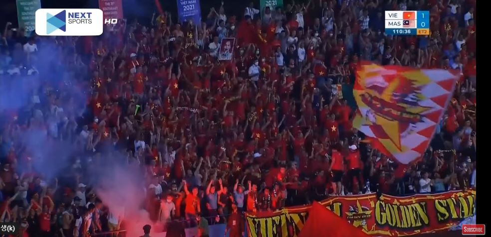 박항서호, 베트남 말레이시아 축구 열광하는 베트남 홈팬들