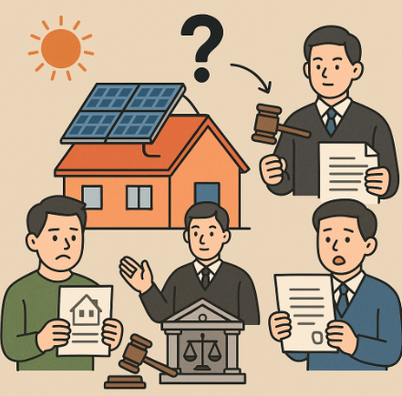 경매물건 태양광 설비의 귀속