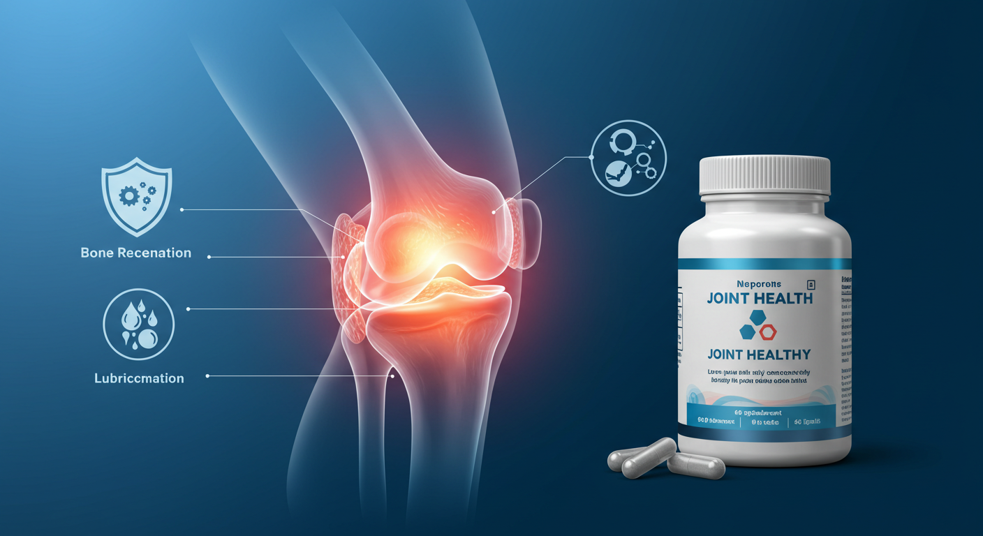 "글루코사민: 연골 보호와 재생 중심"에 대한 이미지입니다.