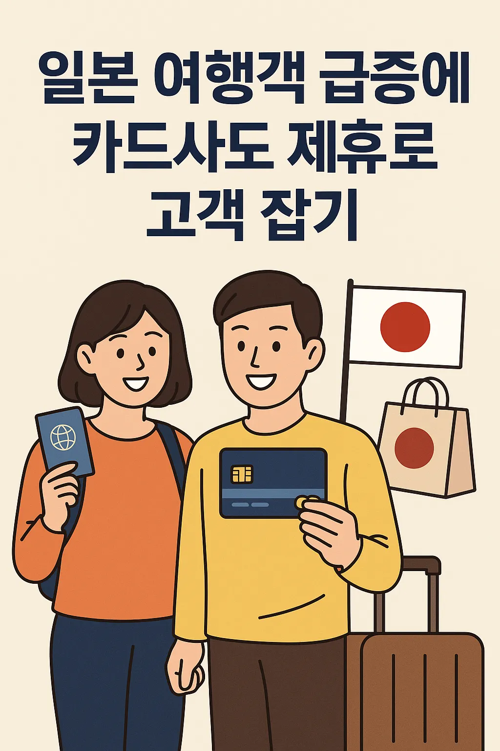 일본 여행객 급증으로 카드사 혜택 전략