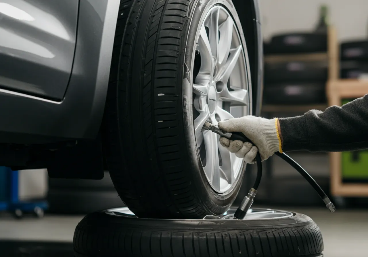 4.새 타이어로 교체했을 때: