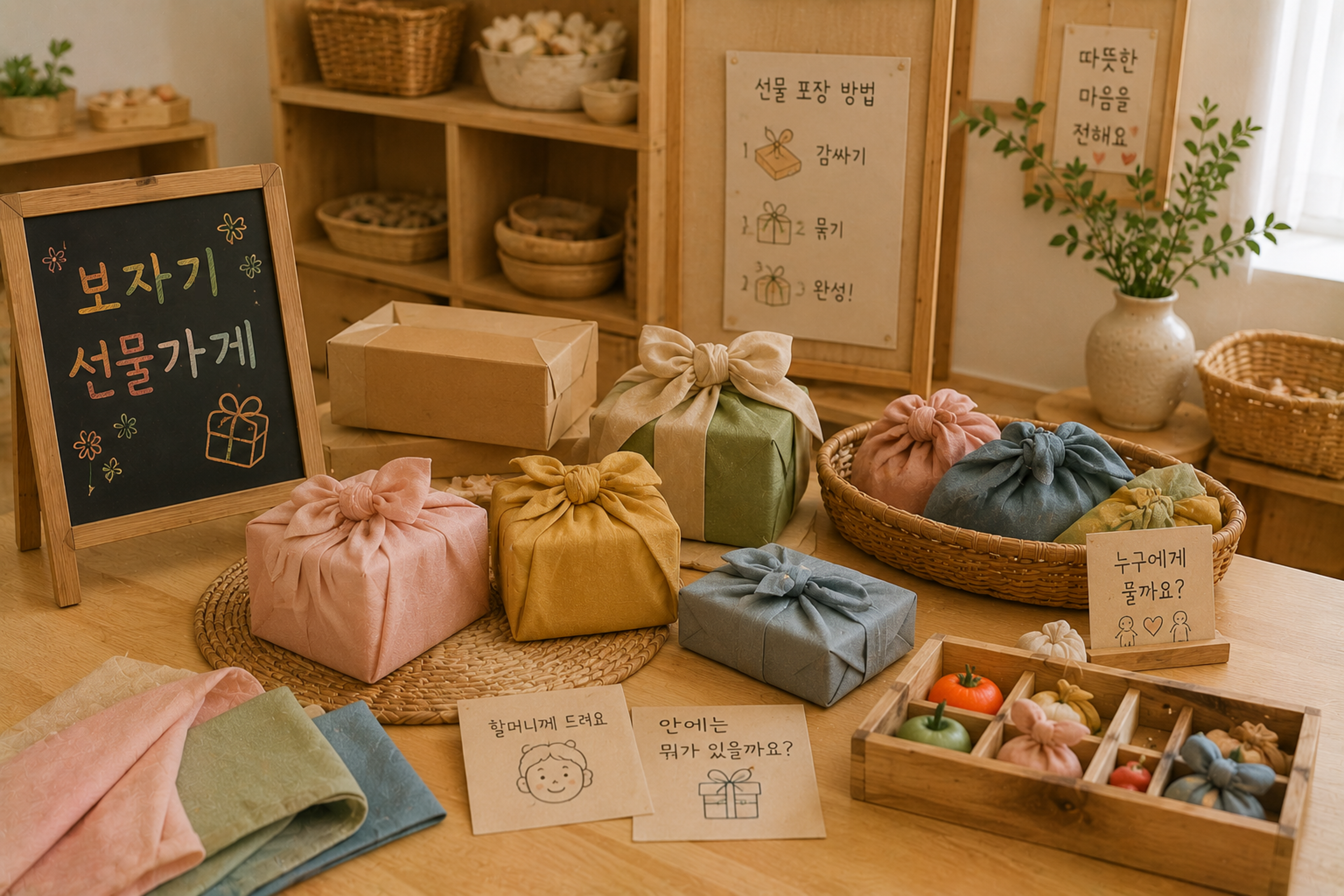 따뜻한 마음을 담은 보자기 선물가게