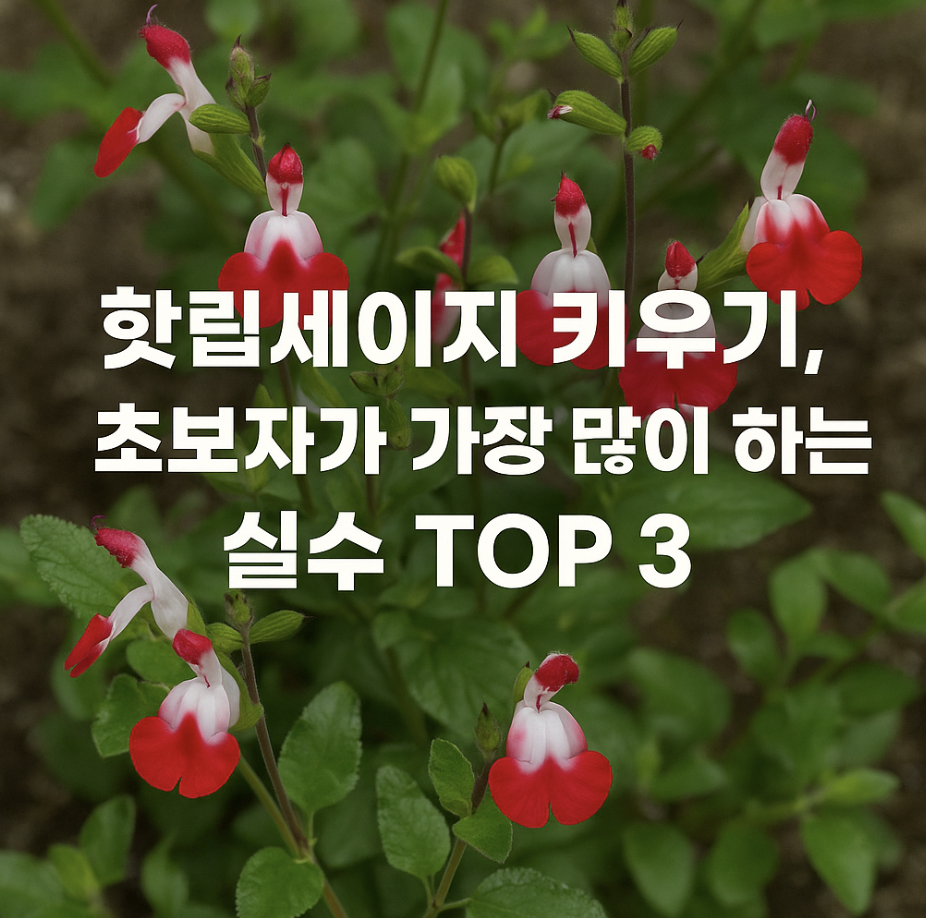 핫립세이지 키우기, 초보자가 가장 많이 하는 실수 TOP 3