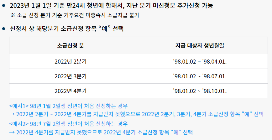 2023.청년기본소득.신청대상 신청방법정리.접수중