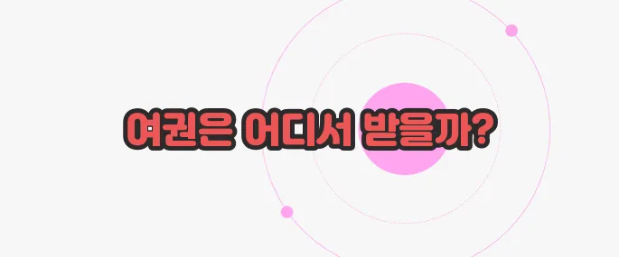 여권 발급 기관 한번 정확하게 알아보도록 하죠
