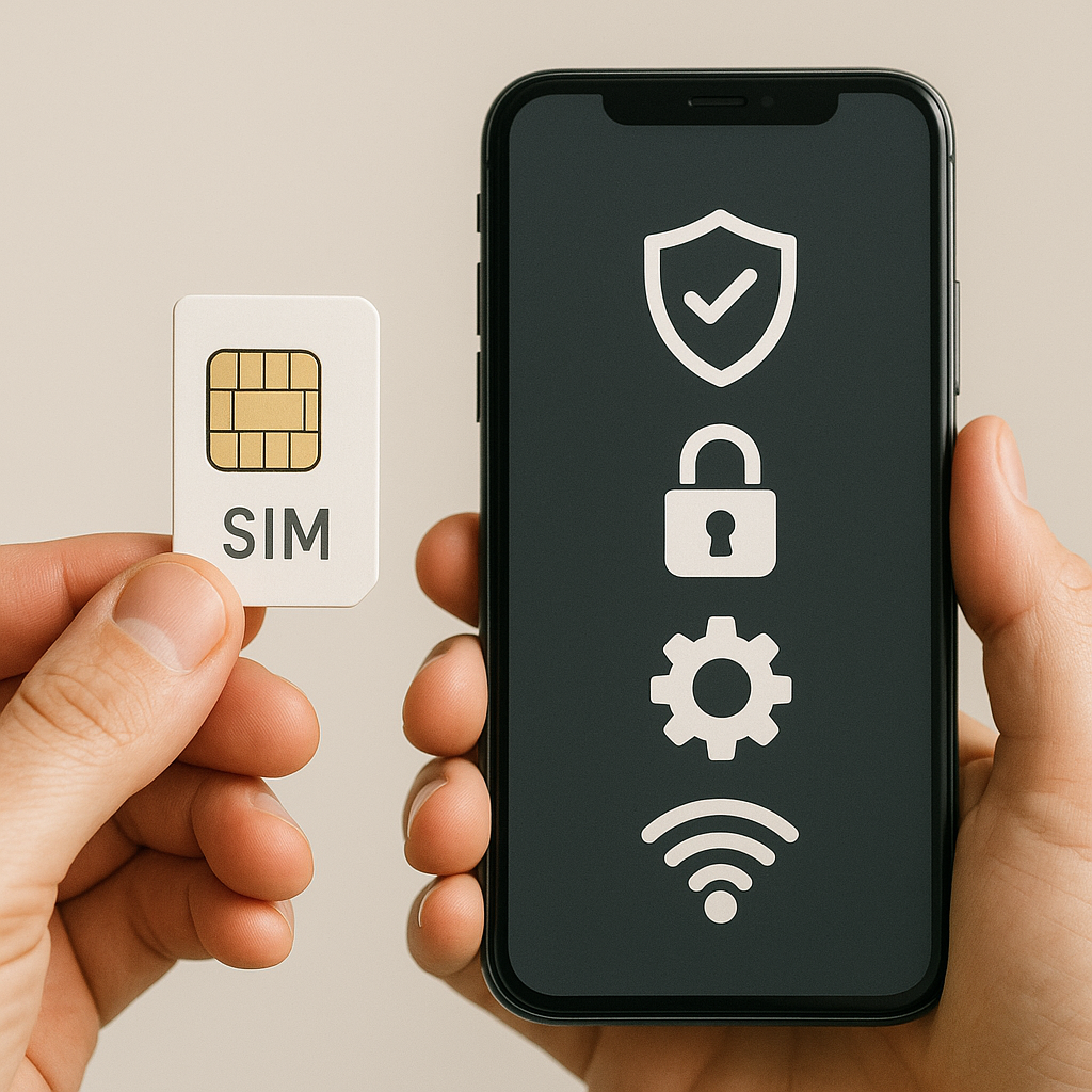 유심 교체 후 해킹 예방 필수 설정법 이미지