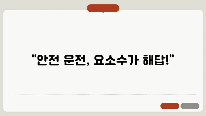 안전 운전을 위한 요소수 관리 팁 (+요소수 관리, 안전운전, 디젤차)