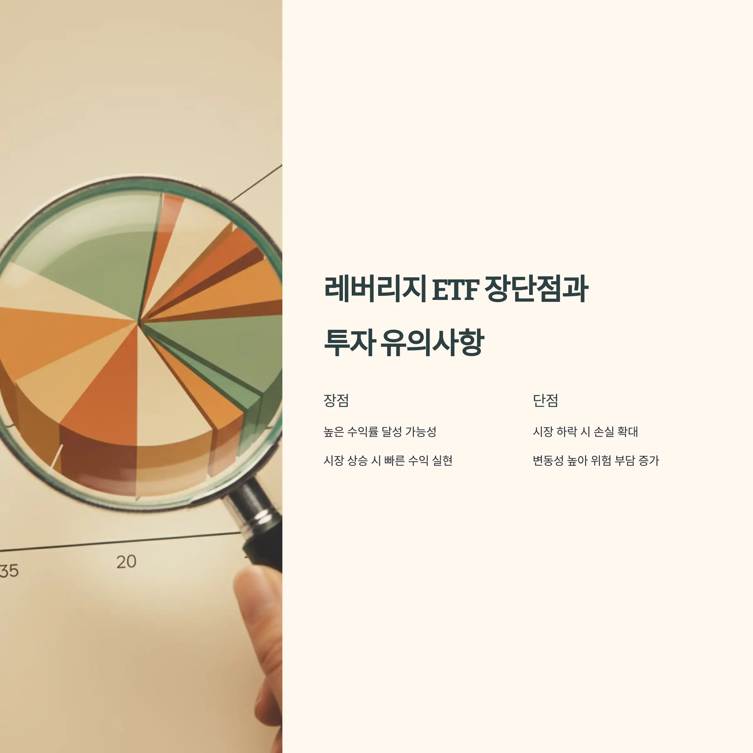 레버리지 ETF 장단점과 투자 유의사항