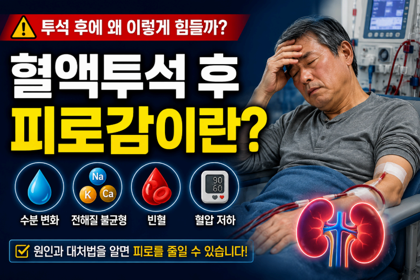 혈액투석 후 피로감이란?이미지사진