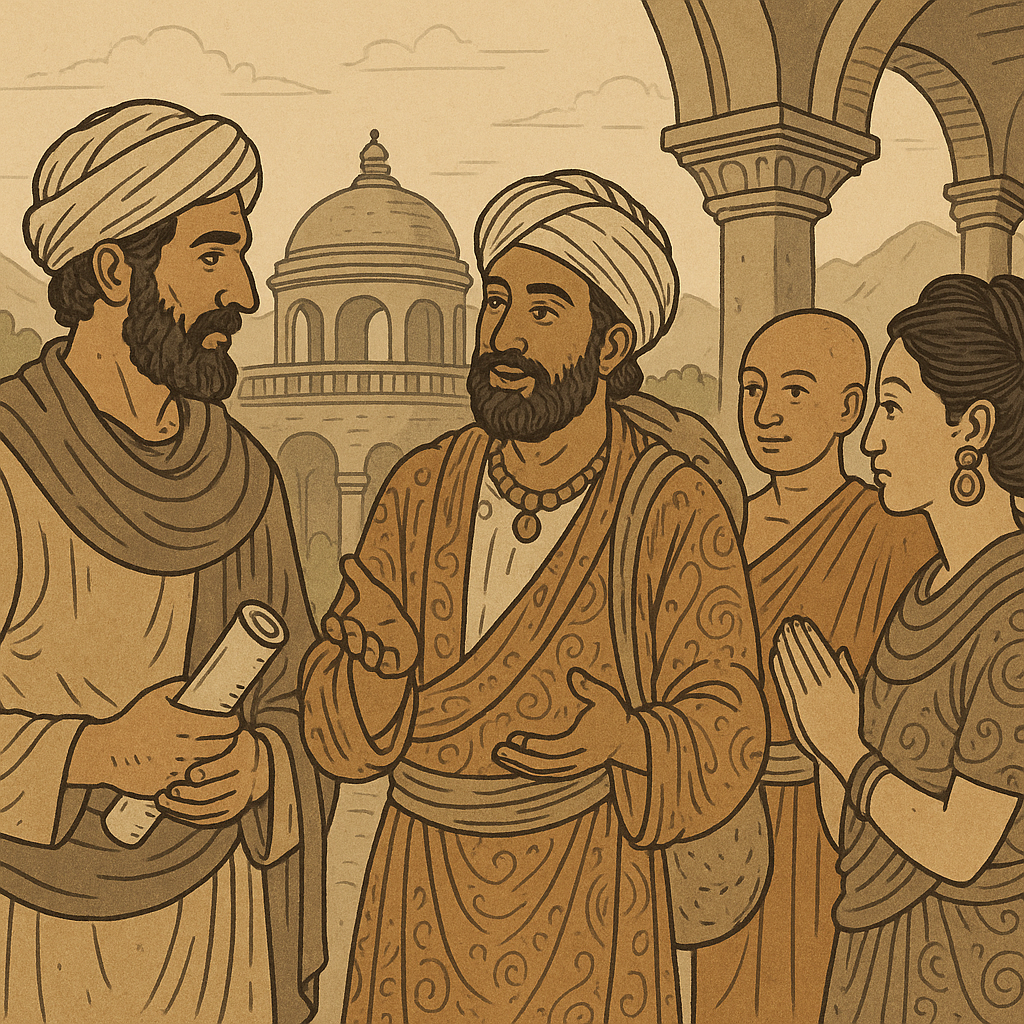 간다라 시대 조각에 표현된 불교 전설 장면