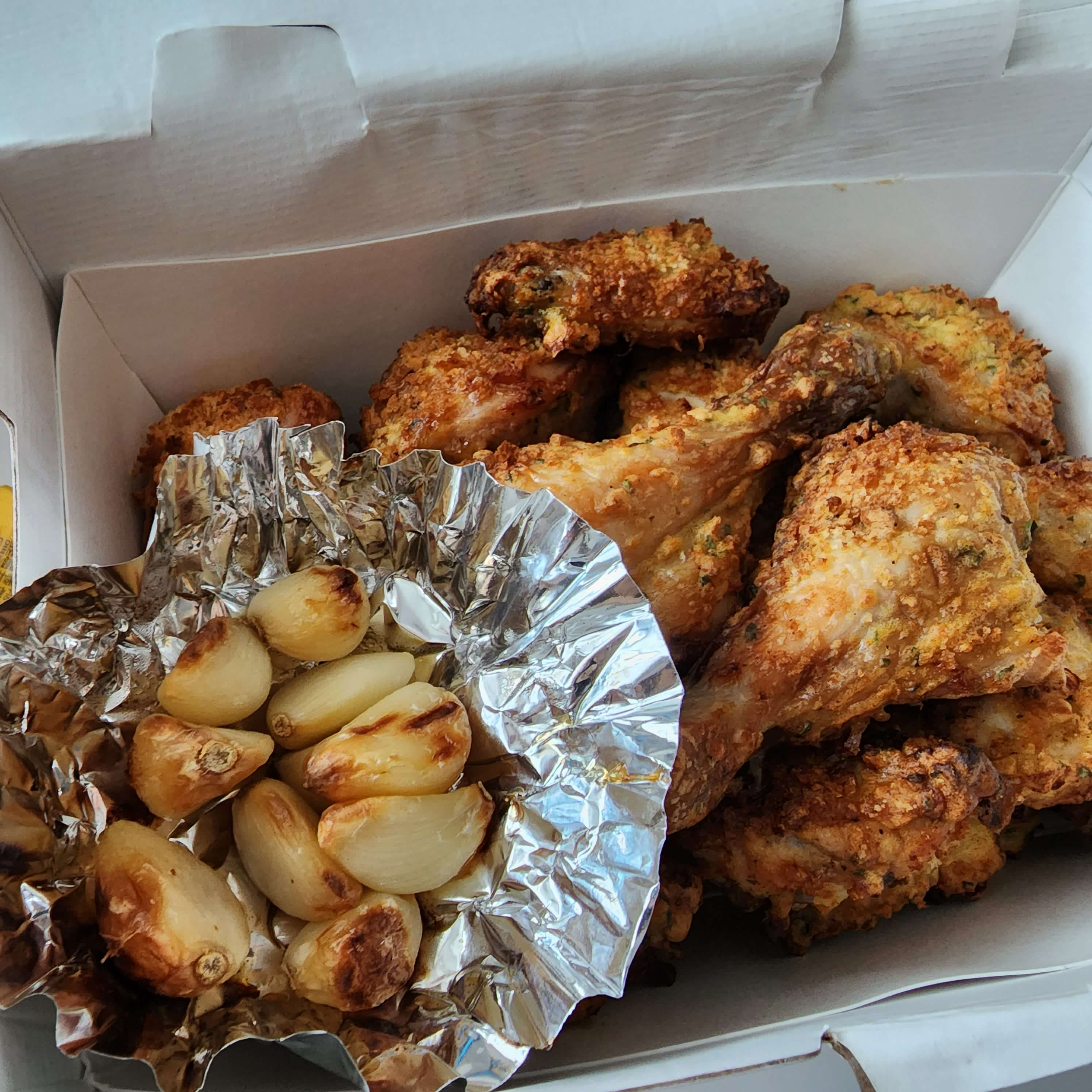 굽네치킨 남해마늘 바사삭