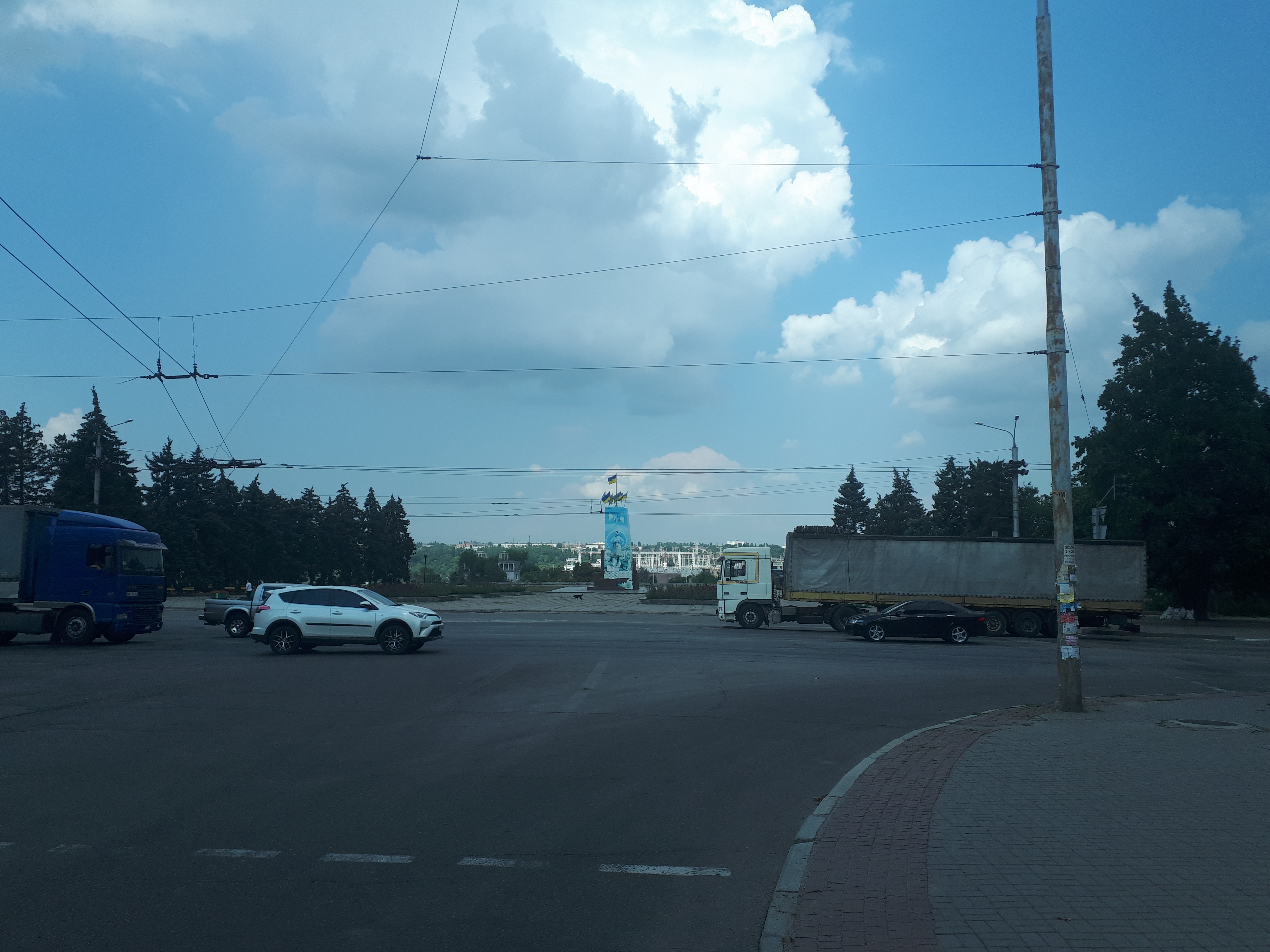 우크라이나 자포리자 시내