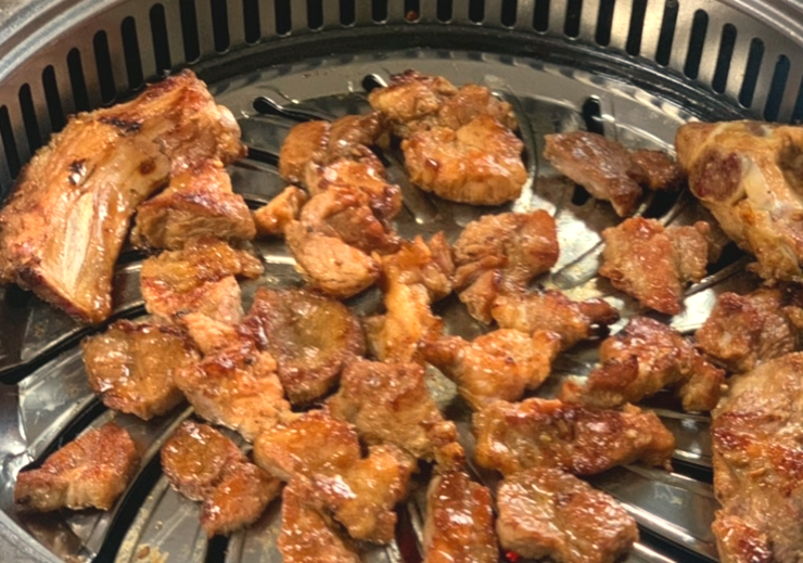 불판-위에-갈비