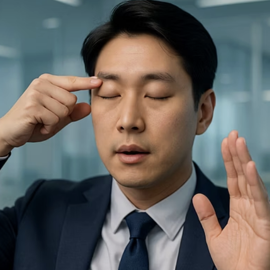 눈이침침할때 직빵! 5분 만에 눈이 밝아지는 지압법