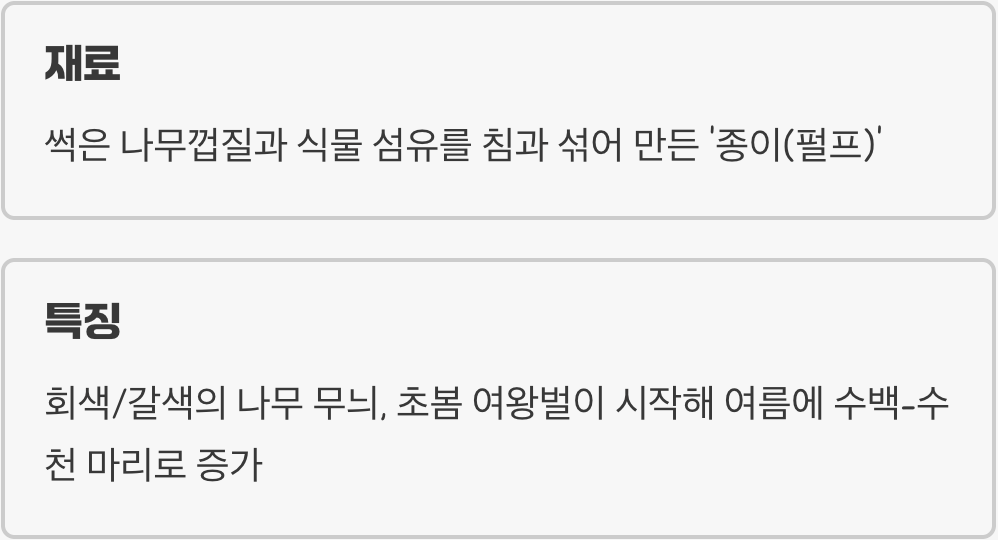 이 벌집&amp;#44; 대체 무엇으로 만들었을까?