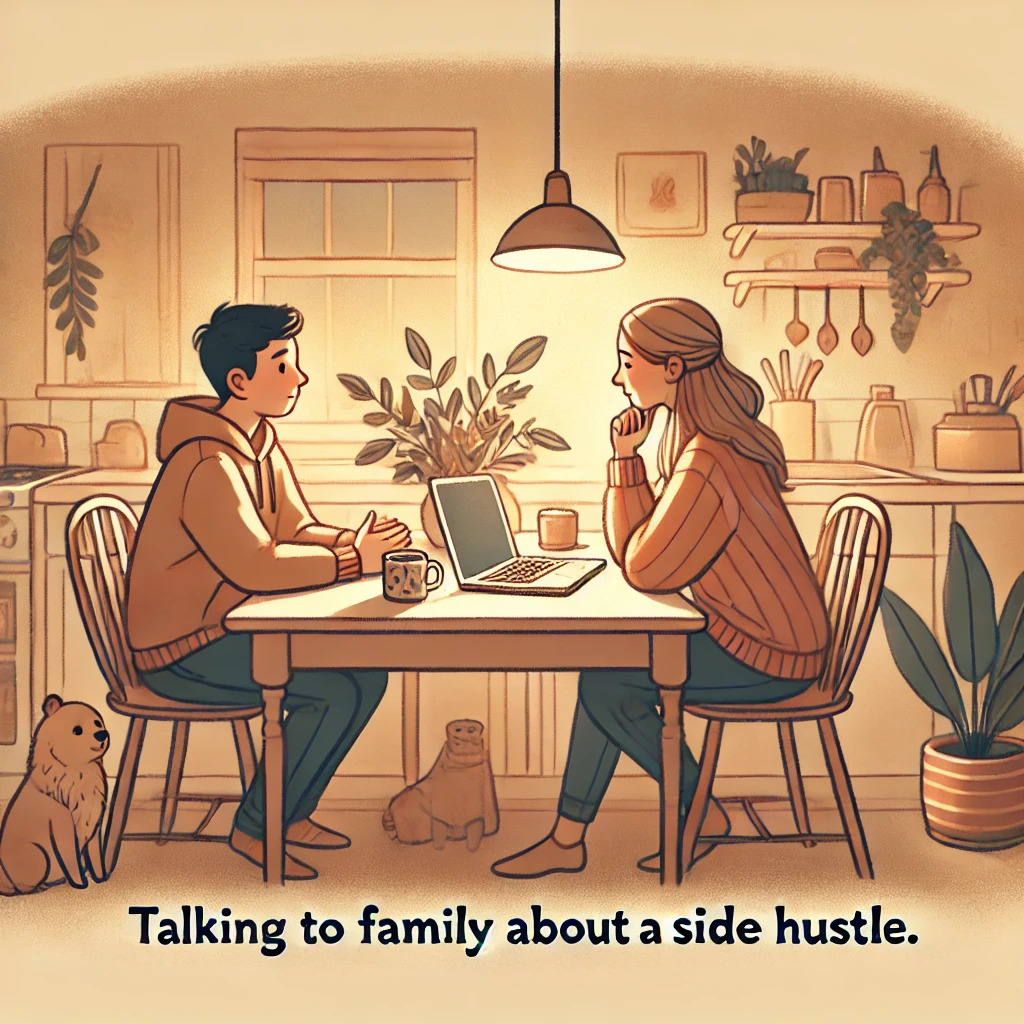 “내가 이걸 한다고 하면 가족은 뭐라고 할까?” 부업은 나 혼자만의 선택 같지만, 실제로는 가족, 파트너, 부모, 자녀 등 내 주변 사람들과의 관계 속에서 이루어지는 일이기도 합니다.