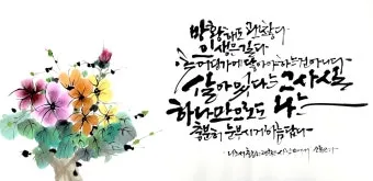 캘리그라피지도사 자격요건 교재추천 강의개설 시니어 취미를 일로_21