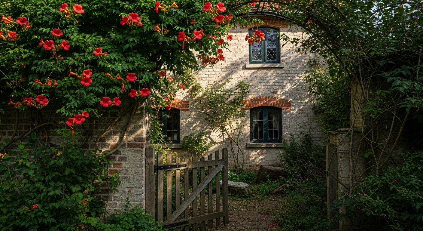 능소화 꽃말로 쓰는 감성 캘리그라피 글귀 모음(50개) - 기다림의 끝에서 피어난 말들
