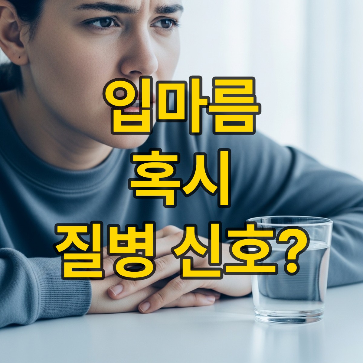 입안이 마르는 증상