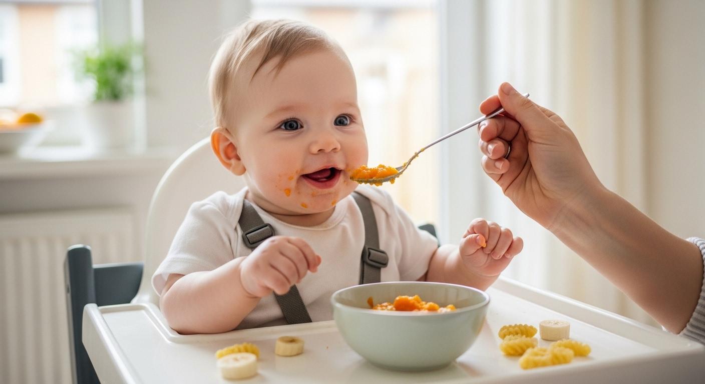 분유 끊어먹는 아기