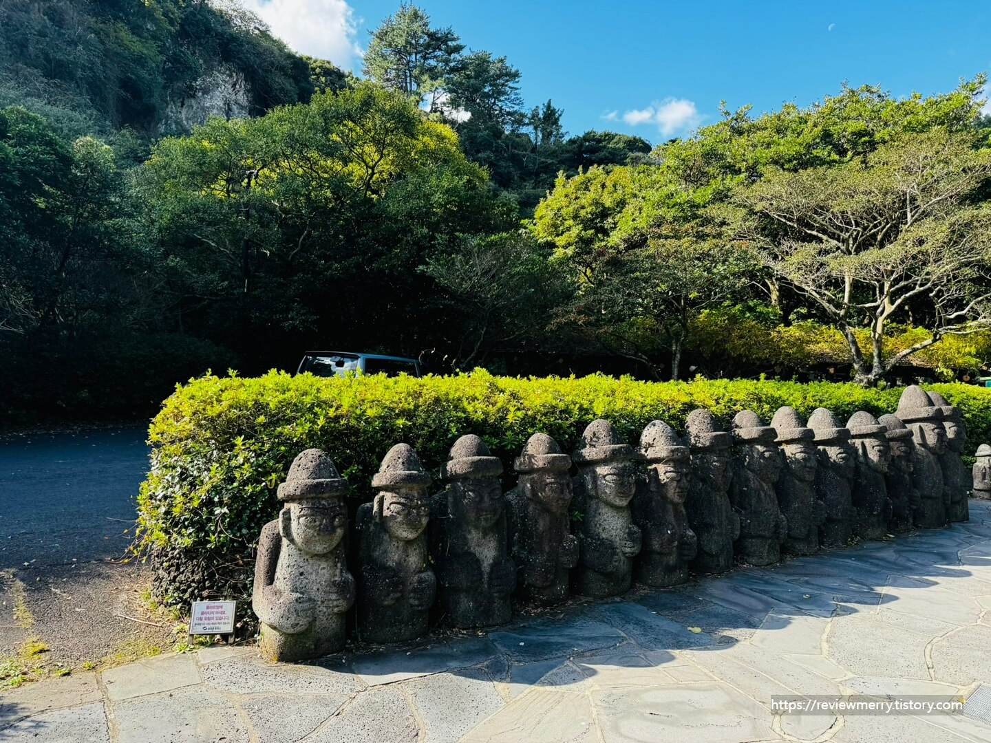 돌하르방 유채꽃