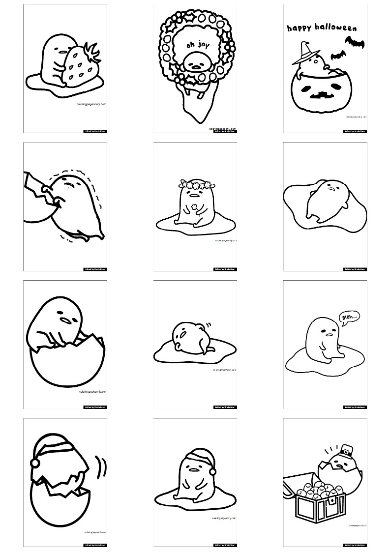 구데타마 색칠공부도안