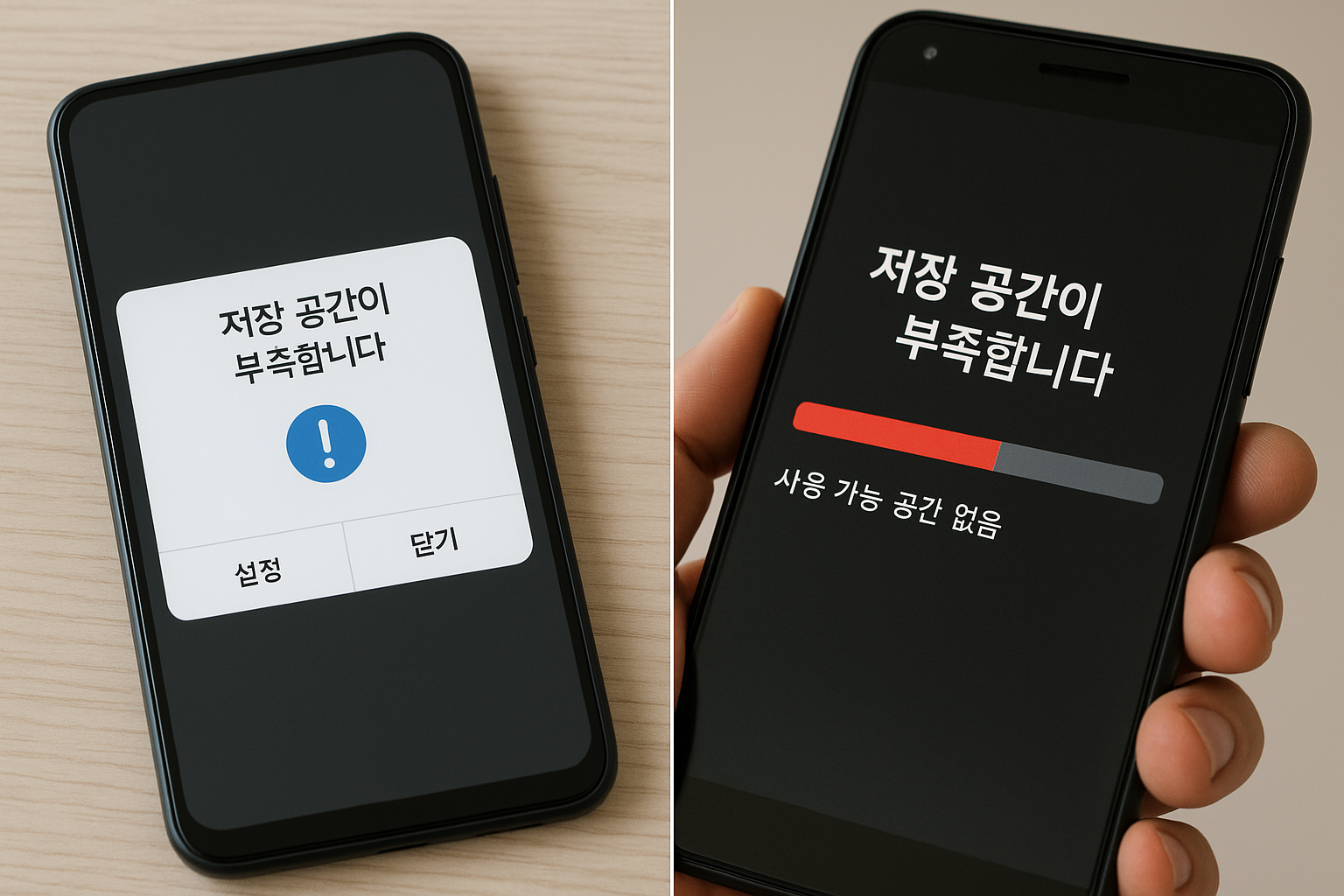스마트폰 저장공간 부족할 때?