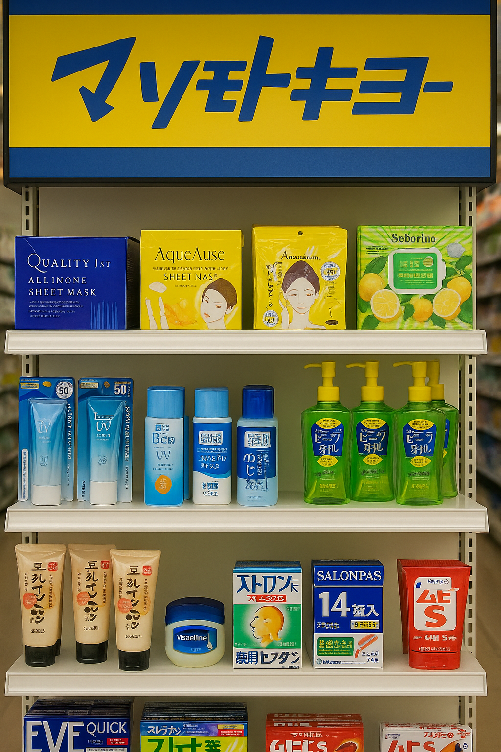 진열된 매장 사진