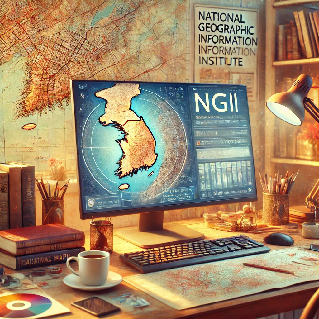 국토지리정보원 지도 항공사진 지적도 무료 다운로드 관련 사진