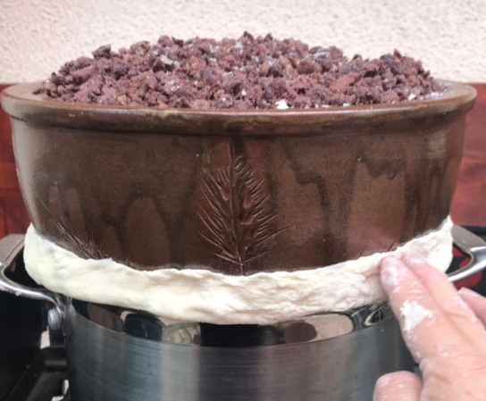 한국의 떡 종류 순채떡-전통 시루떡 찌기