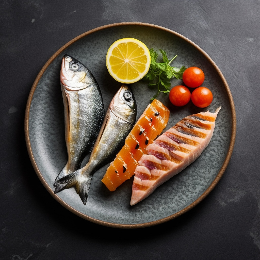 콜레스테롤을 낮추는 음식 생선(고등어 등 지방이 많은 생선)