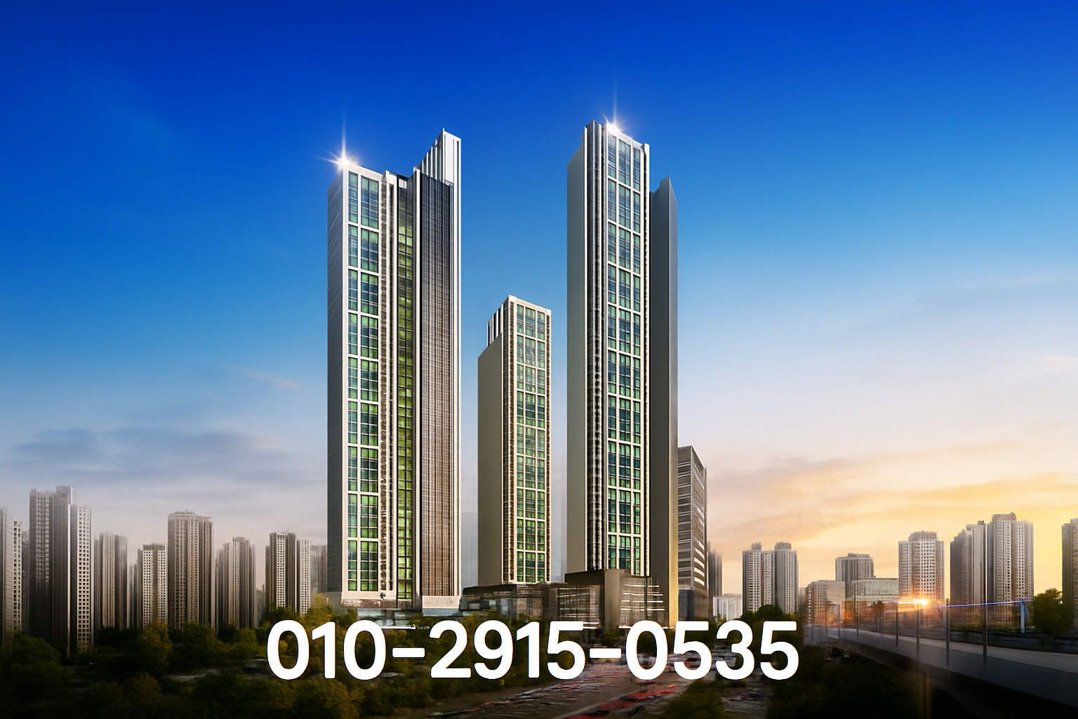 도심역 리버 베르데 포레 모델하우스 위치