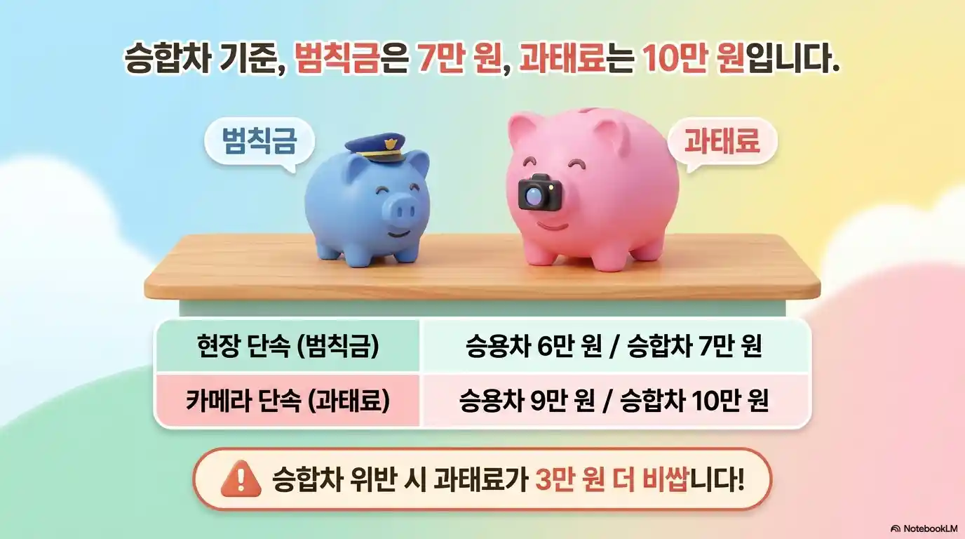 버스전용차로 위반 처벌 금액