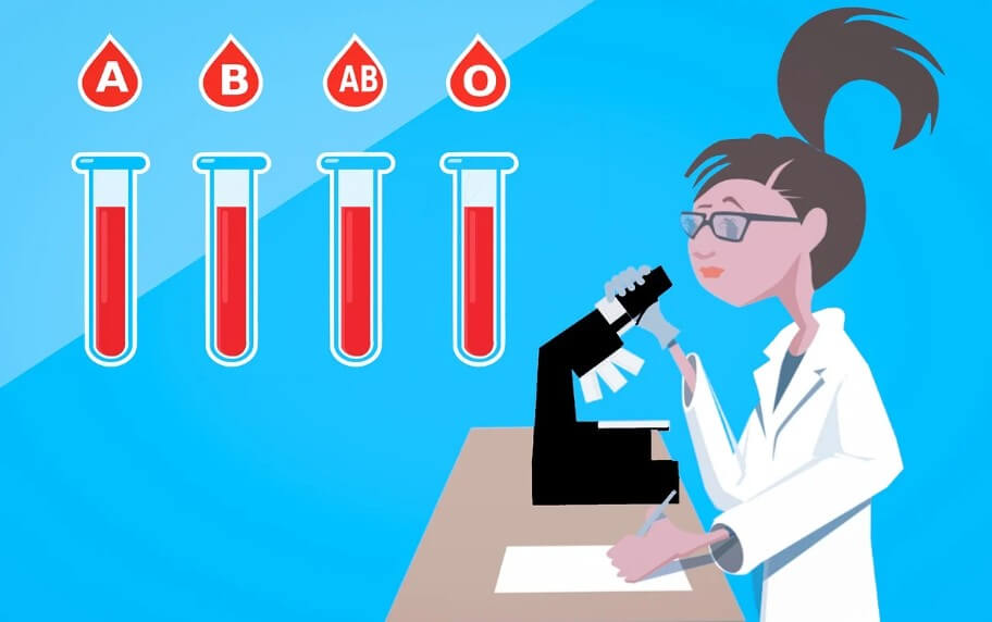피 검사하는 의사