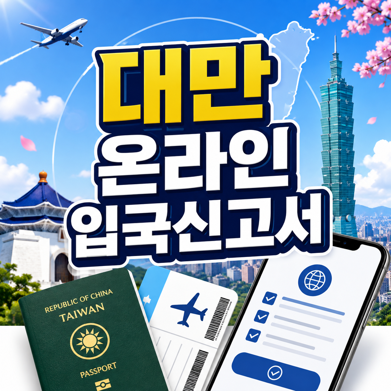 대만 온라인 입국신고서 작성법 2026