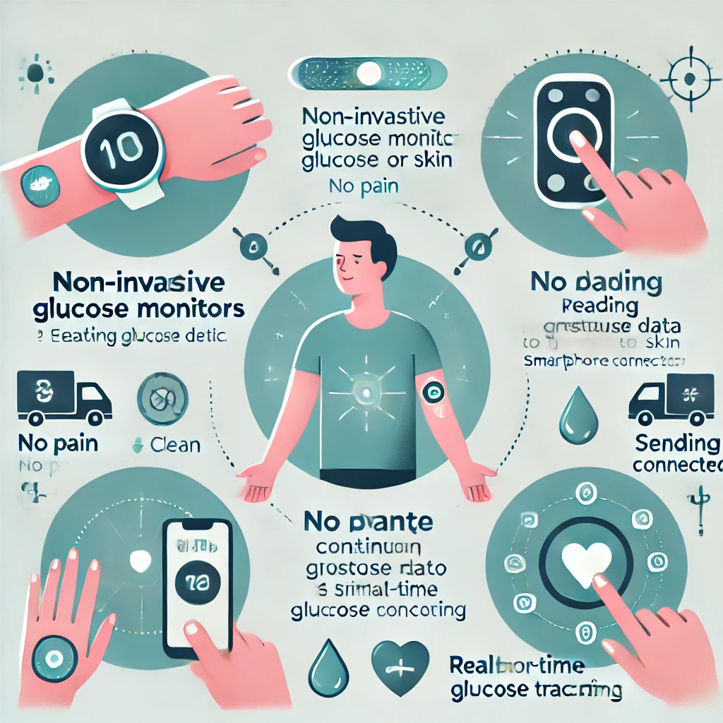 무채혈 혈당 측정기 – 채혈 없이 혈당을 측정하는 시대