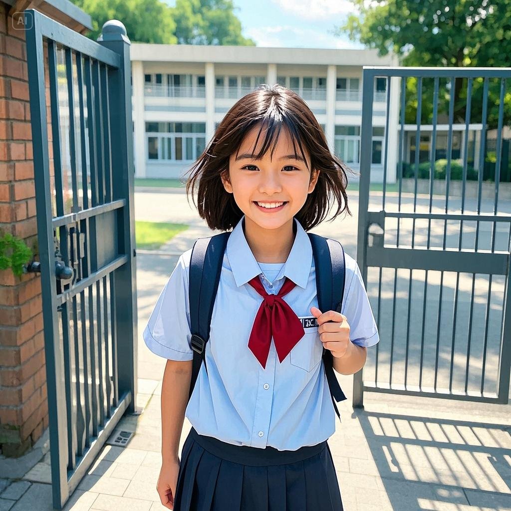 중학교 입학하는 아이