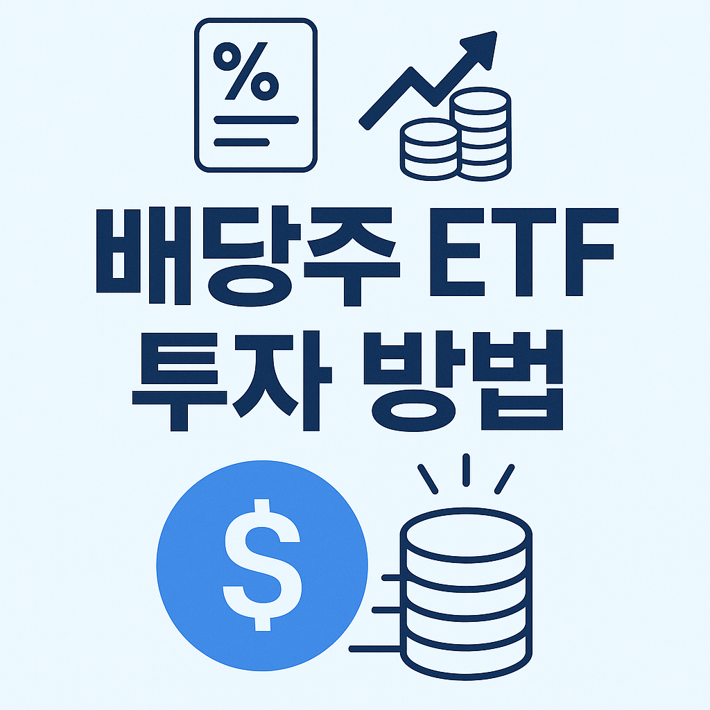 배당주 ETF 투자 방법 쉽게 이해하기