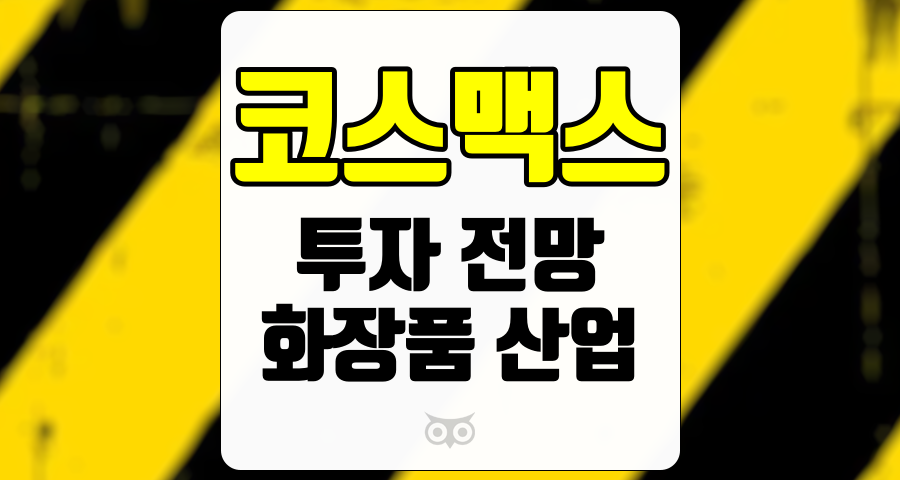 코스맥스, 화장품 산업의 선두주자, 코스맥스의 투자 전망