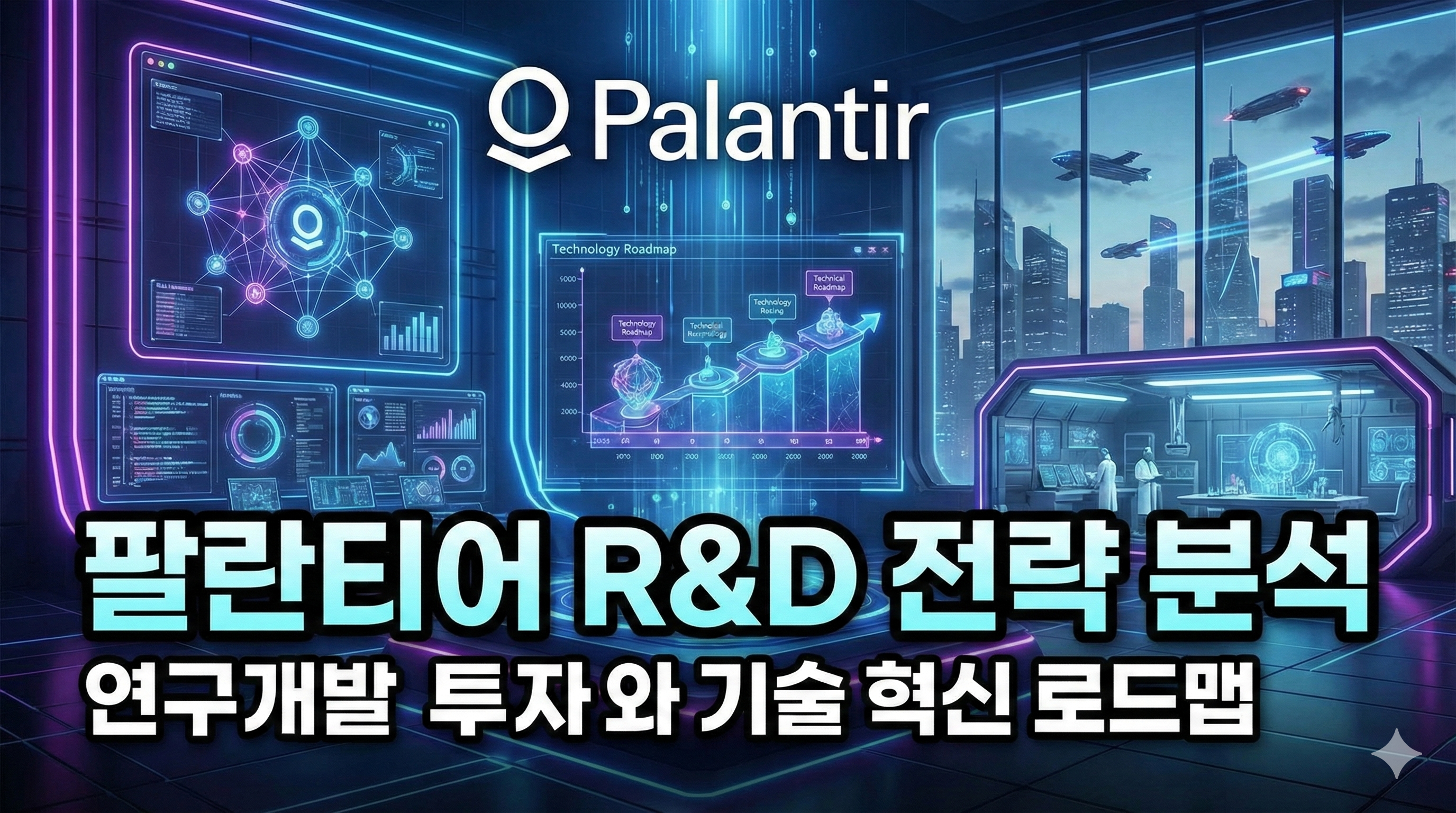 팔란티어 R&D 전략 분석 연구개발 투자와 기술 혁신 로드맵