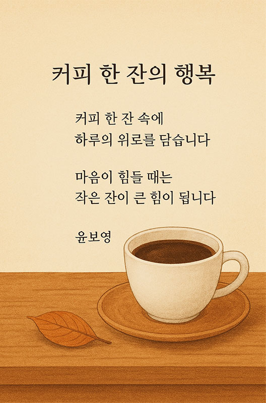 AI가 만들어준 커피 한 잔의 행복