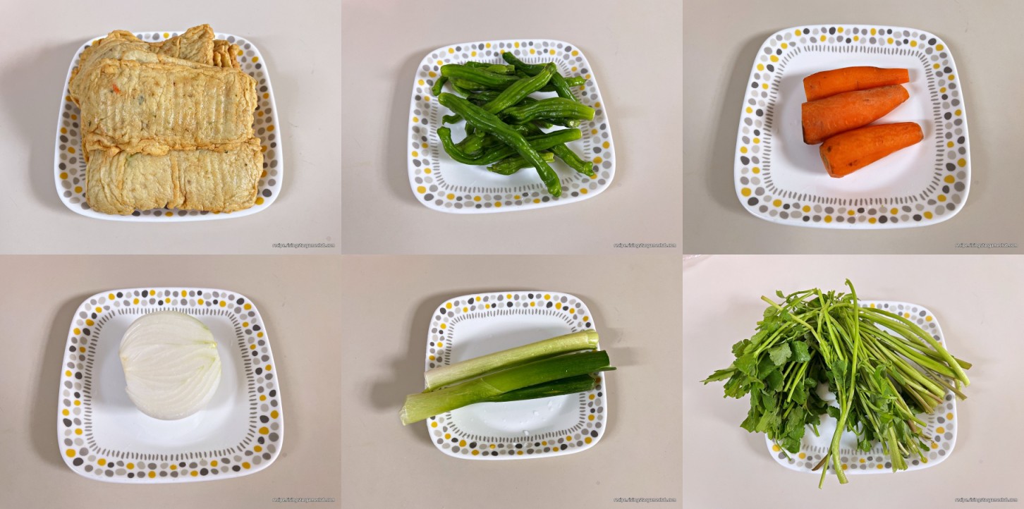 꽈리고추 어묵(오뎅)볶음 재료