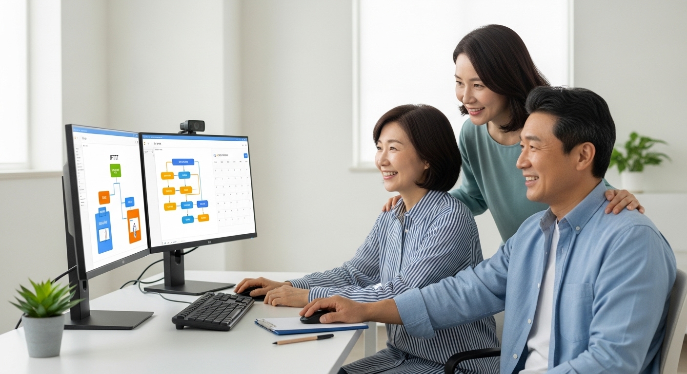 콘텐츠 자동화 설정 모습