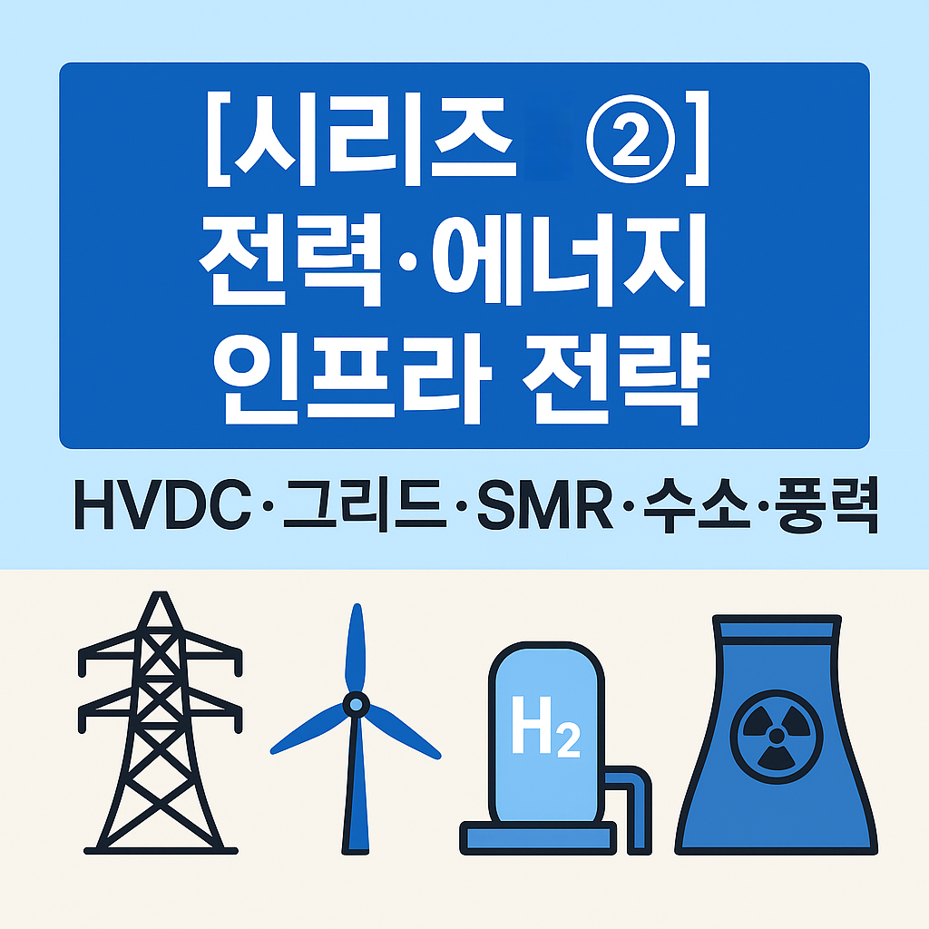 전력·에너지 인프라 전략: HVDC·그리드·SMR·수소·풍력을 중심으로