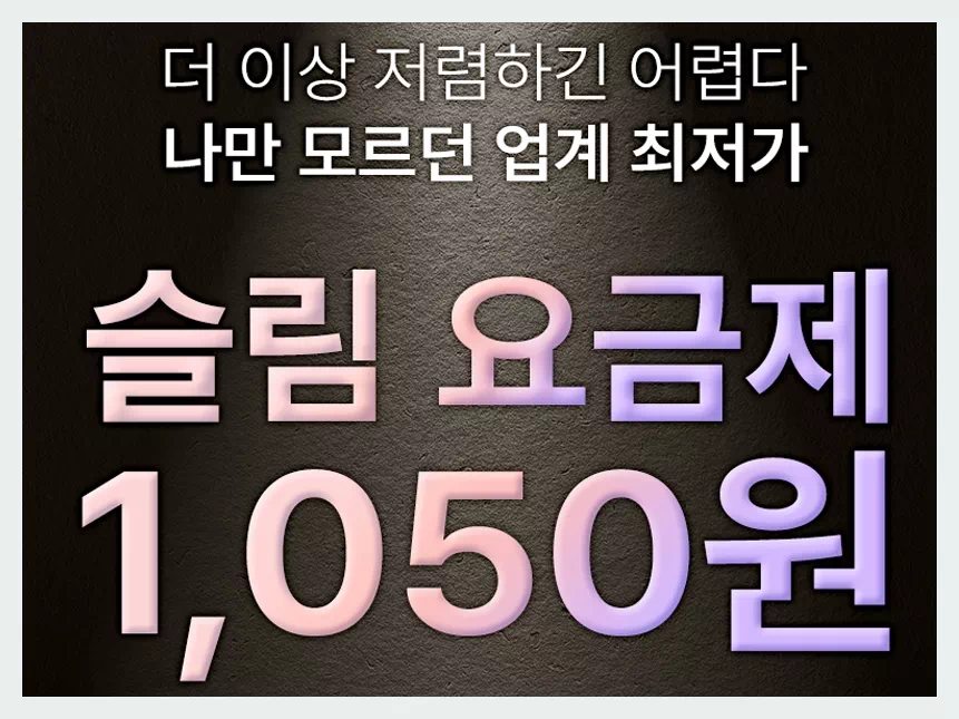 알뜰폰 슬림요금제