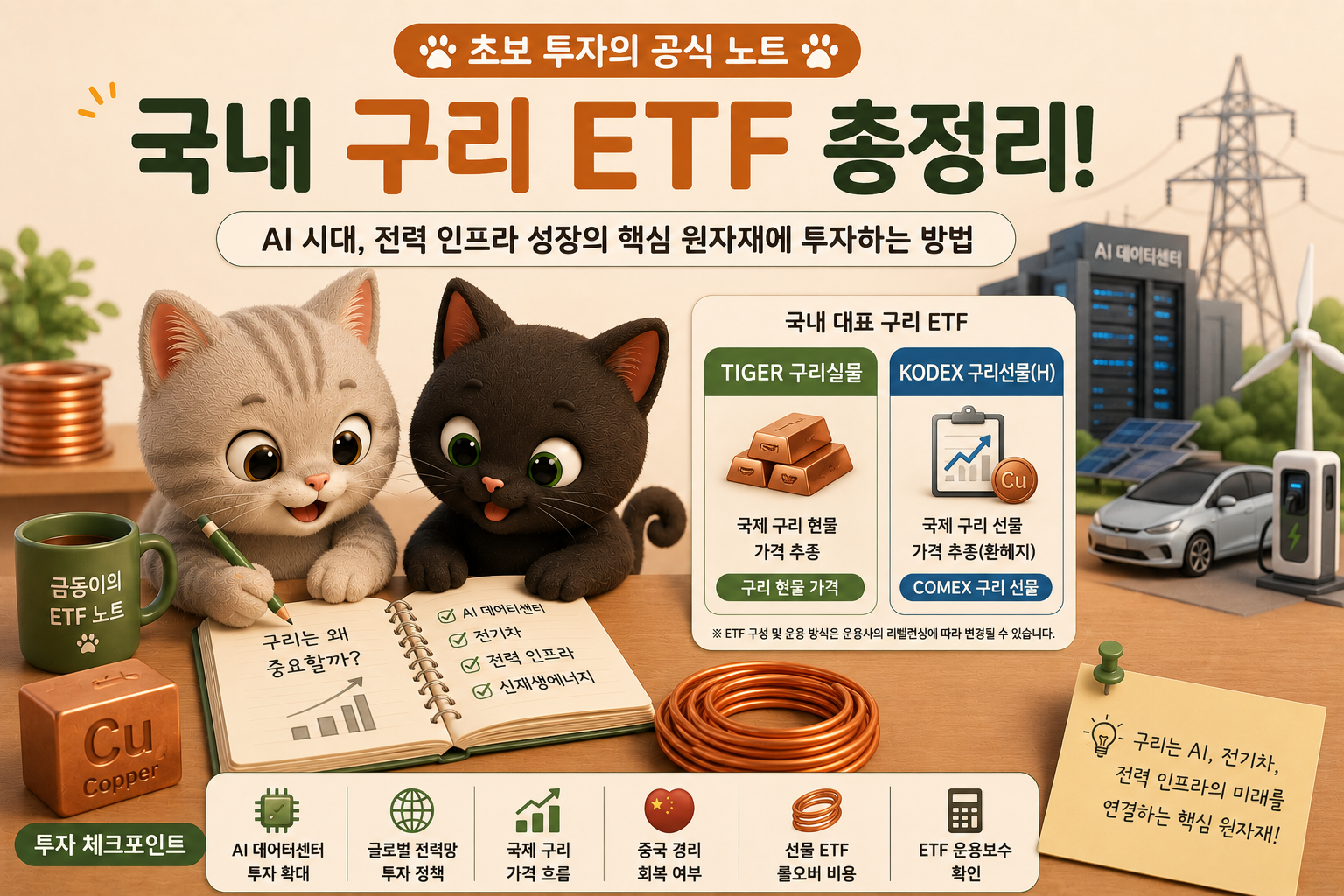 국내 주식ETF 구리 관련 내용